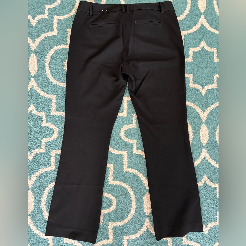 EXPRESS - Columnist Black Mid Rise Boot Cut Slacks - Picture 2 of 4